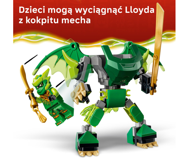 LEGO NINJAGO 71862 Smoczy Mech Lloyda — zestaw bitewny - 1529823 - zdjęcie 7
